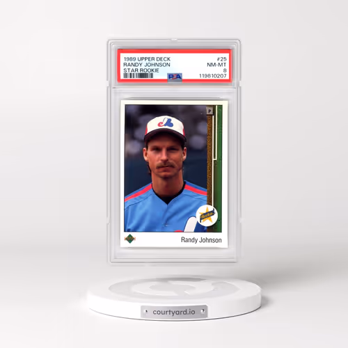 1989 Upper Deck #25 Randy Johnson - Star Rookie (PSA 8 NM-MT)