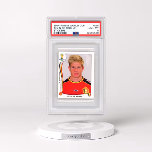 2014 Panini World Cup Stickers #575 Kevin de Bruyne (PSA 8 NM-MT)