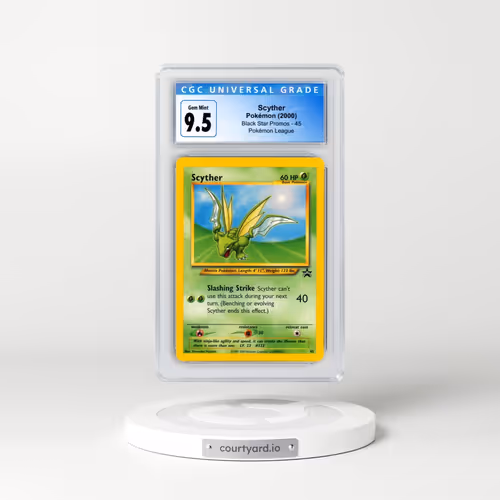 1999 Black Star Promos #45 Scyther - Pokémon League (CGC 10 GEM MINT)