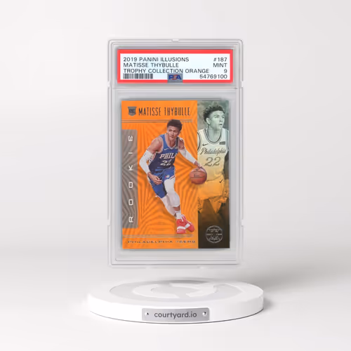 2019 Panini Illusions #187 Matisse Thybulle - Trophy Collection Orange (PSA 9 MINT)