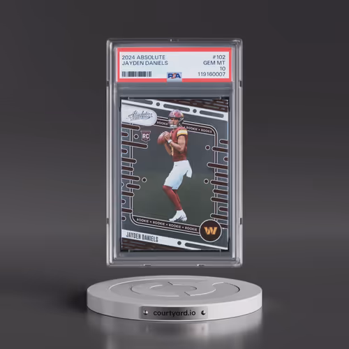 2024 Panini Absolute #102 Jayden Daniels (PSA 10 GEM MINT)