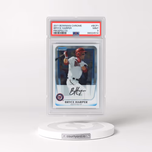 2011 Bowman Chrome Prospects #BCP1 Bryce Harper (PSA 9 MINT)