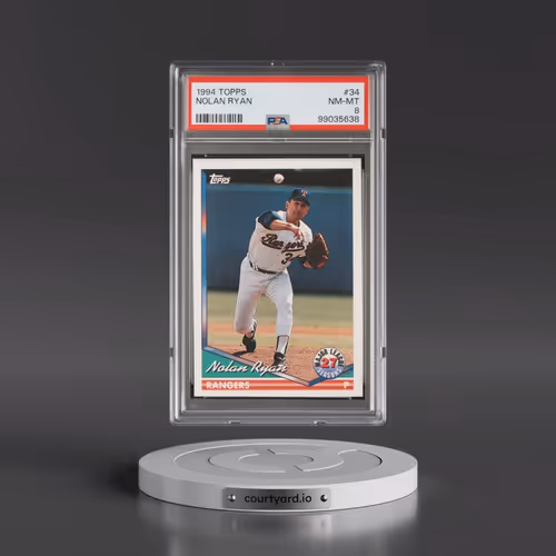 1994 Topps #34 Nolan Ryan (PSA 8 NM-MT)