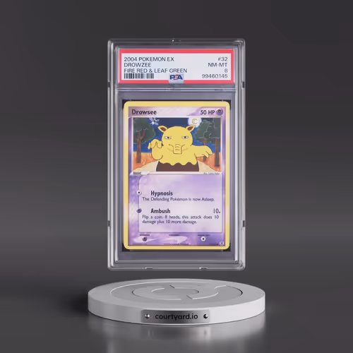 2004 Pokémon EX Fire Red & Leaf Green #32 Drowzee (PSA 8 NM-MT)