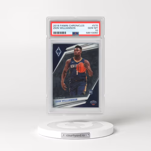 2019 Panini Chronicles #570 Zion Williamson (PSA 10 GEM MINT)
