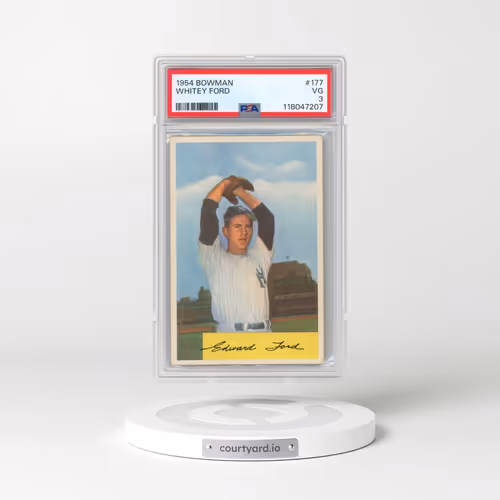 1954 Bowman #177 Whitey Ford (PSA 3 VG)
