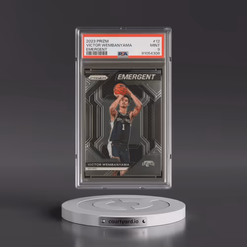 2023 Panini Prizm Emergent #12 Victor Wembanyama (PSA 9 MINT)
