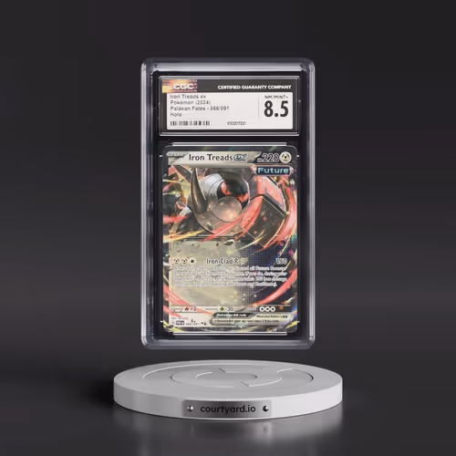 2024 Pokémon Paf EN-Paldean Fates #066 Iron Treads EX - Holo (CGC 8.5 NM-MT+)