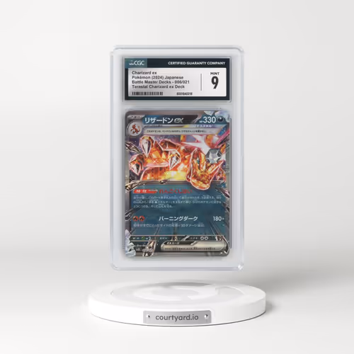 2024 Battle Master #006/021 Charizard ex - Terastal Charizard ex Deck (svJL) (CGC 9 MINT)