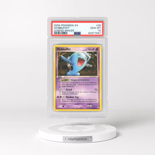 2006 EX Legend Maker #28 Wobbuffet (PSA 10 GEM MINT)
