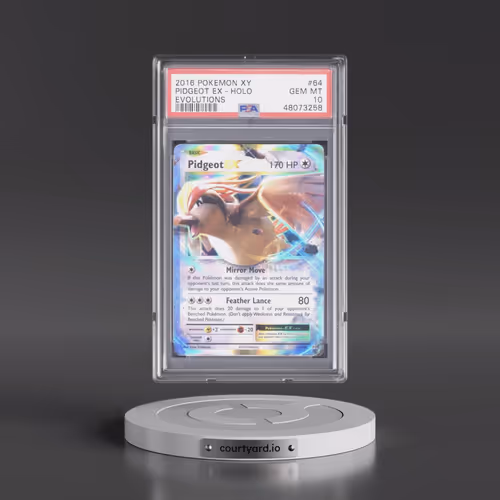 2016 Pokémon XY Evolutions #64 Pidgeot EX - Holo (PSA 10 GEM MINT)