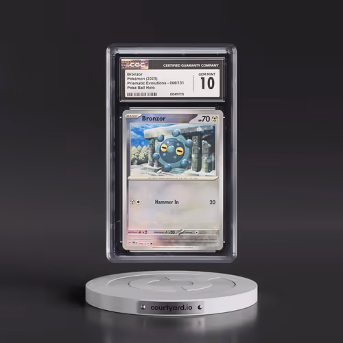 2025 Prismatic Evolutions - PRE EN #066/131 Bronzor - Poké Ball Holo (CGC 10 GEM MINT)