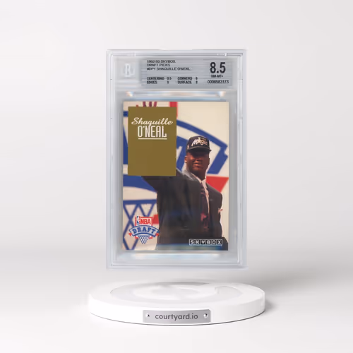 1992 Skybox Draft Picks #DP1 Shaquille O'Neal (BGS 8.5 NM-MT+)