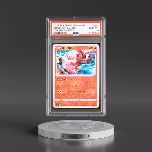 2022 Pokémon Sword & Shield Vstar Universe #022 Oricorio - Reverse Foil (PSA 10 GEM MINT)