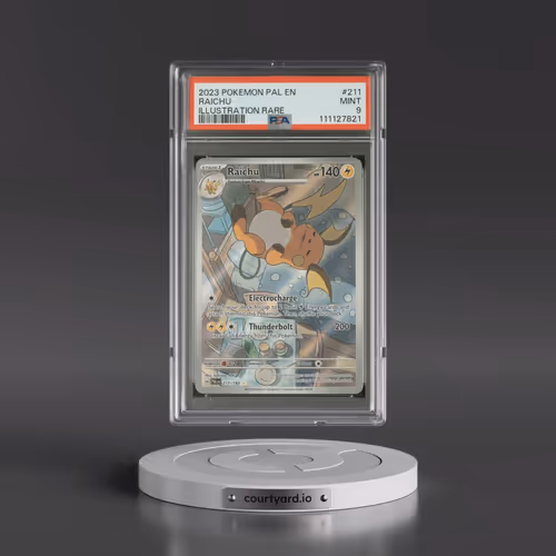 2023 Pokémon Pal EN-Paldea Evolved #211 Raichu - Illustration Rare (PSA 9 MINT)