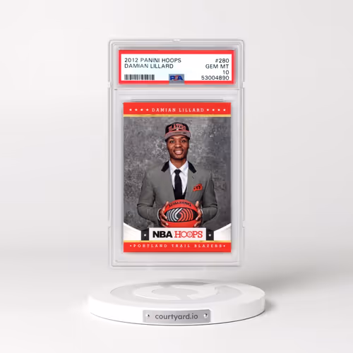 2012 Panini Hoops #280 Damian Lillard (PSA 10 GEM MINT)