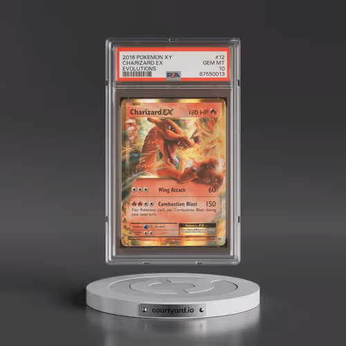 2016 Pokémon XY Evolutions #12 Charizard EX - Holo (PSA 10 GEM MINT)