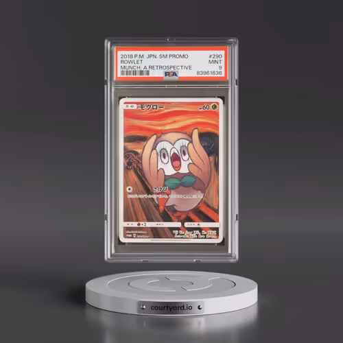 2018 Pokémon SM Promo #290 Rowlet - Munch: A Retrospective (PSA 9 MINT)