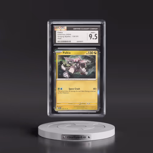 2024 Surging Sparks - SSP EN #136/191 Palkia - Holo (CGC 9.5 MINT+)