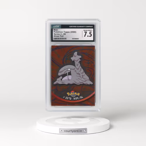 1999 Series 2 (Oval Nintendo Seal) #89 Muk - Silver Foil (CGC 7.5 NM+)