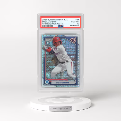 2024 Bowman Mega Box Chrome Prospects #23 Dylan Crews (PSA 10 GEM MINT)