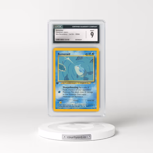 2001 Neo Revelation #50/64 Remoraid - 1st Edition (CGC 9 MINT)