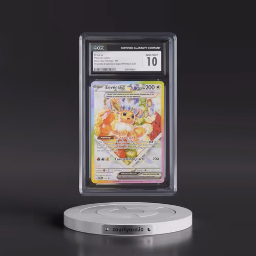 2025 Pokémon Svp EN-SV Black Star Promo #174 Eevee EX - Holo Prismatic Evolutions Super-Premium Coll