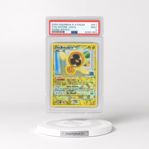 2009 Pokémon Platinum Rising Rivals #RT1 Fan Rotom - Holo (PSA 9 MINT)