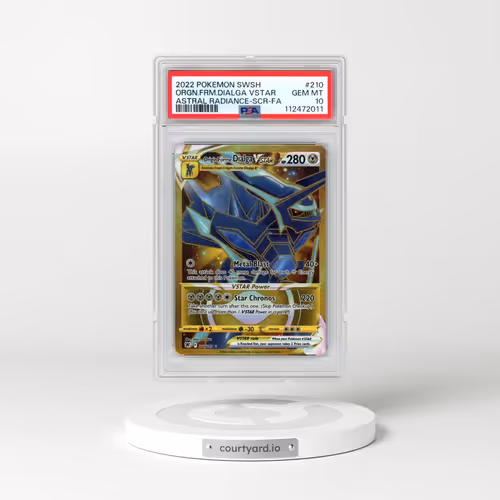 2022 Pokémon Sword & Shield Astral Radiance #210 Origin Forme Dialga Vstar - Full Art Secret (PSA 10 GEM MINT)