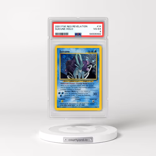 2001 Pokémon Neo Revelation #14 Suicune - Holo (PSA 4 VG-EX)