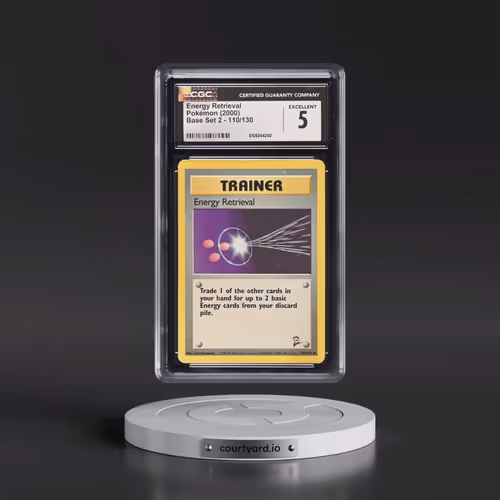 2000 Base Set 2 #110/130 Energy Retrieval (CGC 5 EX)