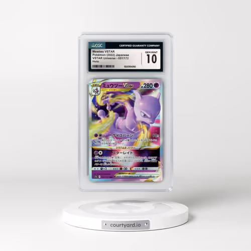 2022 VSTAR Universe #051/172 Mewtwo VSTAR - Holo (CGC 10 GEM MINT)