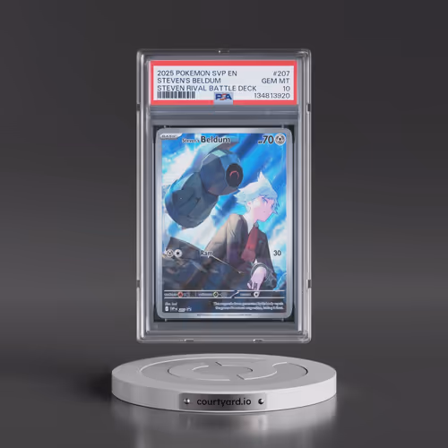 2025 Pokémon Svp EN-SV Black Star Promo #207 Steven's Beldum - Steven Rival Battle Deck (PSA 10 GEM
