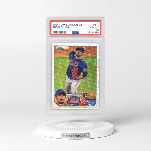 2023 Topps Chrome Logofractor Edition #217 Kodai Senga (PSA 10 GEM MINT)