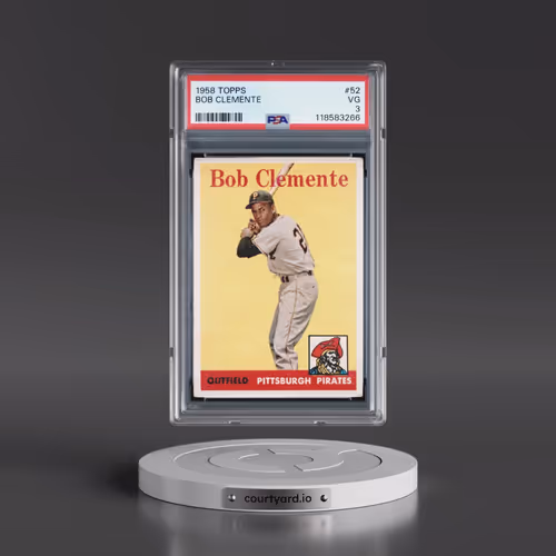 1958 Topps #52 Bob Clemente (PSA 3 VG)