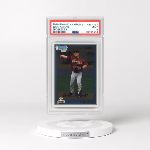 2010 Bowman Chrome Prospects #BCP137 Jose Altuve (PSA 9 MINT)