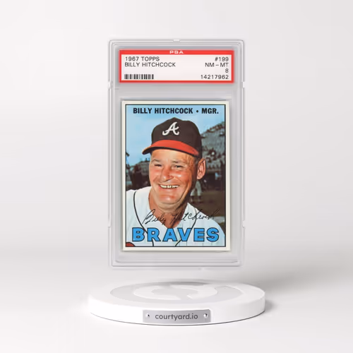 1967 Topps #199 Billy Hitchcock (PSA 8 NM-MT)