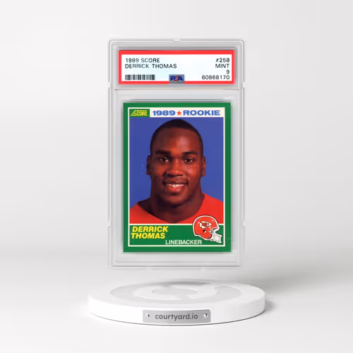 1989 Score #258 Derrick Thomas (PSA 9 MINT)