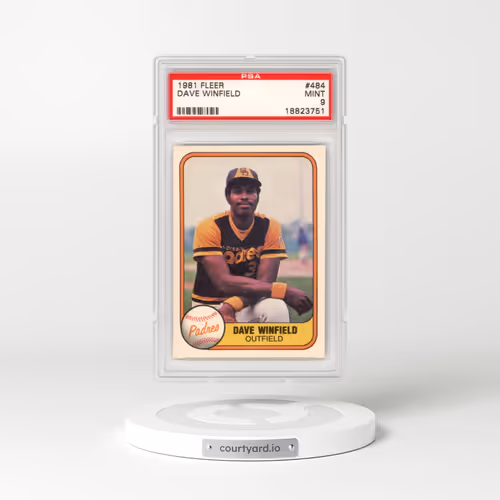 1981 Fleer #484 Dave Winfield (PSA 9 MINT)
