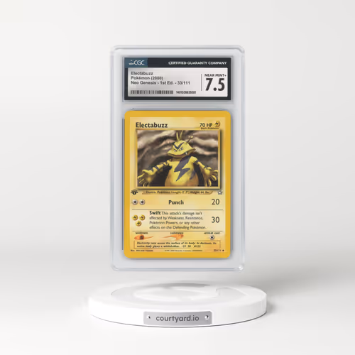 2000 Neo Genesis #33 Electabuzz - 1st Edition (CGC 7.5 NM+)