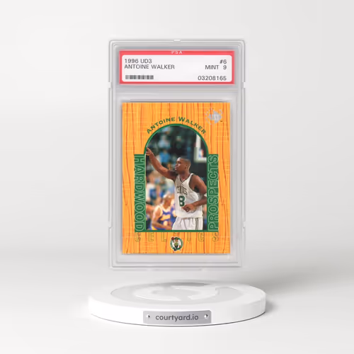 1996 UD3 #6 Antoine Walker (PSA 9 MINT)
