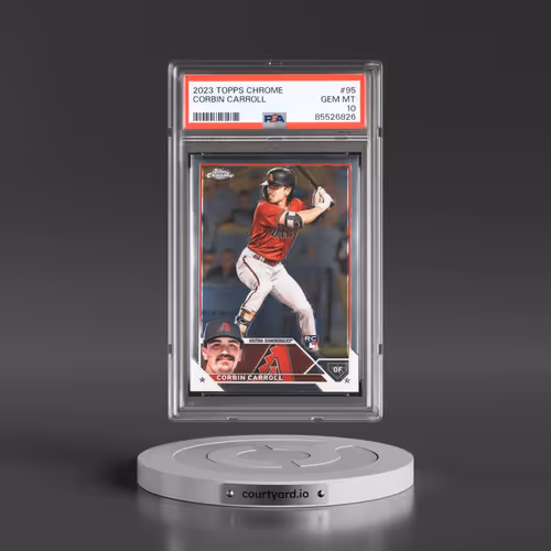 2023 Topps Chrome #95 Corbin Carroll (PSA 10 GEM MINT)