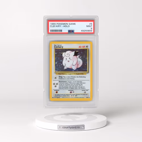 1999 Pokémon Game #5 Clefairy - Holo (PSA 9 MINT)