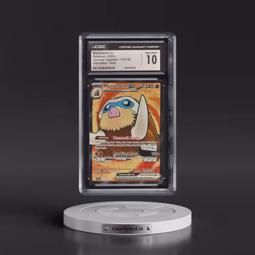 2025 Pokémon Jtg EN-Journey Together #174 Mamoswine EX - Holo Ultra Rare (CGC 10 GEM MINT)