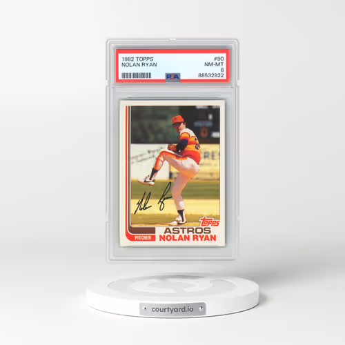 1982 Topps #90 Nolan Ryan (PSA 8 NM-MT)