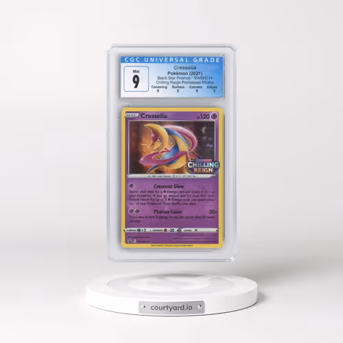 2017 Black Star Promos - Sword & Shield #SWSH114 Cresselia - Chilling Reign Prerelease (Holo) (CGC 9