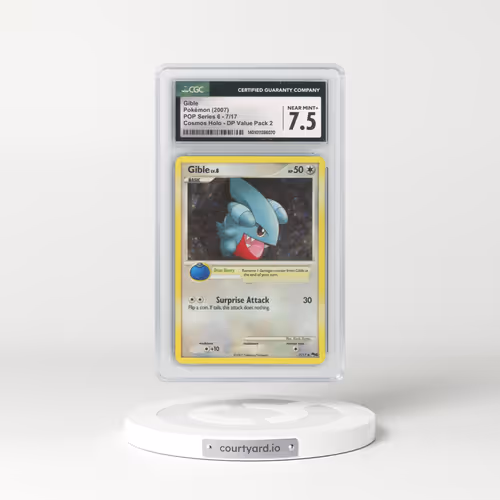 2007 POP Series 6 #7/17 Gible - Cosmos Holo DP Value Pack 2 (CGC 7.5 NM+)