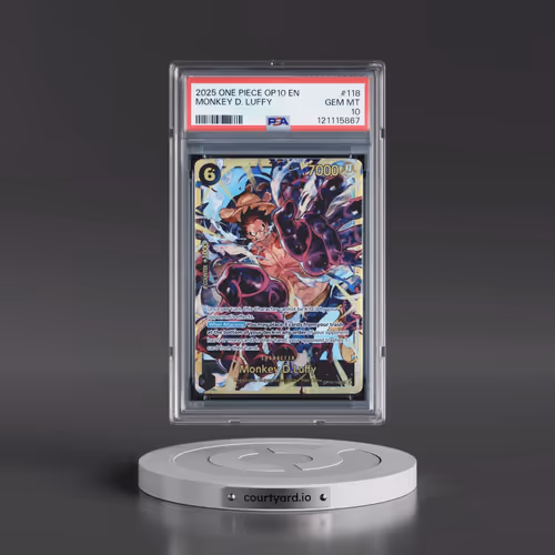 2025 One Piece OP10-Royal Blood #118 Monkey D. Luffy (PSA 10 GEM MINT)