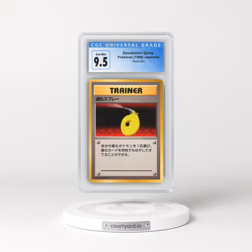 1996 Base Set Devolution Spray - Trainer (CGC 10 GEM MINT)