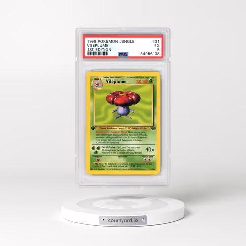 1999 Pokémon Jungle #31 Vileplume - 1st Edition (PSA 5 EX)